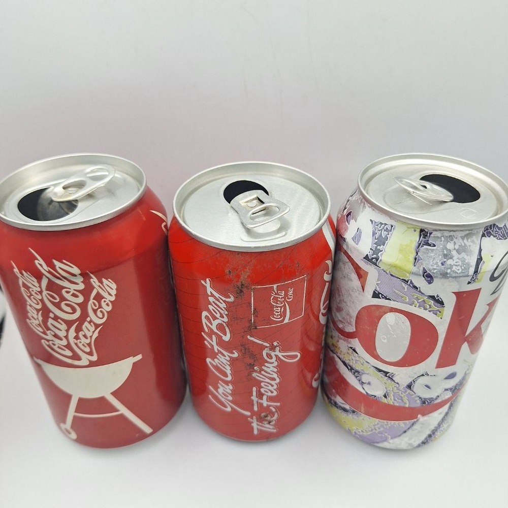Coca Cola Soda Cans Lot Vintage‎ Collectible Grill Summer 2009 Diet Coke